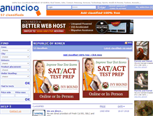 Tablet Screenshot of kr.anuncioo.com
